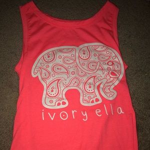 Coral Ivory Ella tank